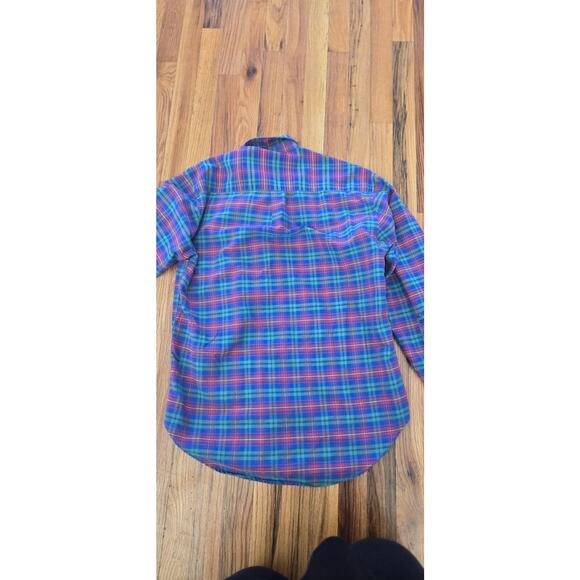 Vintage GAP Plaid Shirt Men's Small Checkered Late 1990's Y2K Preppy EUC - Picture 8 of 9